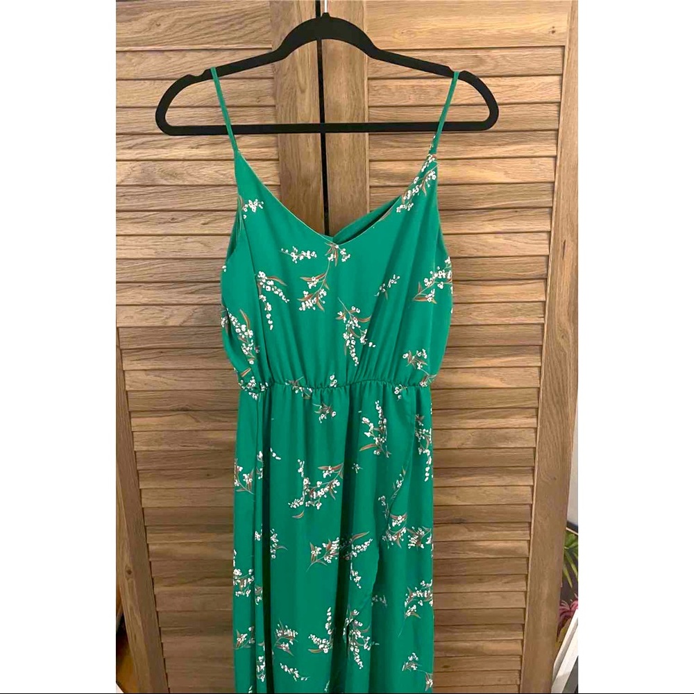 Francesca's Floral High Low Maxi Dress